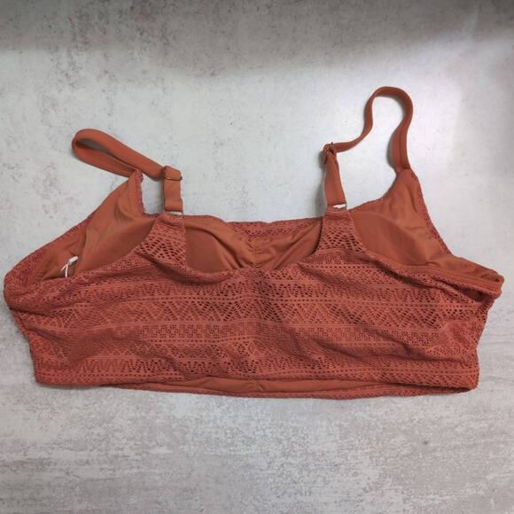 NWT Andie Maui Top Bikini Cedar (Rust) Crochet Adjustable Straps Size XXXL - Picture 3 of 9